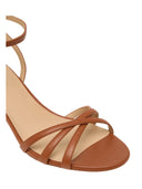 Lauren Ralph Lauren - Sandali Kendyl in pelle scamosciata con tacco - 802P10397001 - Brown