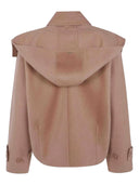 Twinset - Caban Con Cappuccio Staccabile - 262Tp2010-11272 - Tobacco Brown