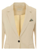 Circolo 1901 - Giacca new slim fit light fleece - Fd4052-1343 - Gull