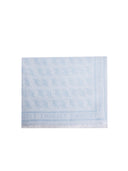Twinset - Sciarpa Jacquard Lurex Loghi - 261ta4253-13269 - Jacq.Ts Topazio Azzurro