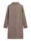 Sebago - Cappotto BINGHAM HERRINGBONE - 741262W-A04 - Beige/Lt Brown