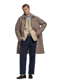 Sebago - Cappotto BINGHAM HERRINGBONE - 741262W-A04 - Beige/Lt Brown