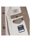 Sebago - Cappotto BINGHAM HERRINGBONE - 741262W-A04 - Beige/Lt Brown