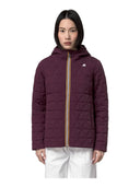 K-Way - Giacca Madlaine Diamond Quilted Warm - K2136Fw-345 - Violet Mauve Wine