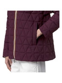 K-Way - Giacca Madlaine Diamond Quilted Warm - K2136Fw-345 - Violet Mauve Wine
