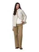 K-Way - Giacca Madlaine Diamond Quilted Warm - K2136Fw-490 - White Natural
