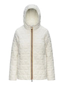 K-Way - Giacca Madlaine Diamond Quilted Warm - K2136Fw-490 - White Natural