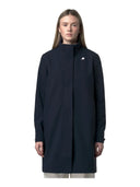 K-Way - Giacca Dukesse Bonded - K5141Pw-A3C - Black Pure - Blue Depth