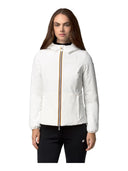 K-Way - Giacca Lily St Warm Double - K6128Tw-Dbp - White Natural - Black Pure