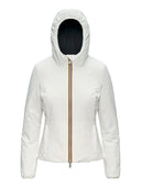 K-Way - Giacca Lily St Warm Double - K6128Tw-Dbp - White Natural - Black Pure