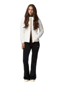 K-Way - Giacca Lily St Warm Double - K6128Tw-Dbp - White Natural - Black Pure