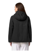 K-Way - Giacca Marlette Twill Soft Beaver - K8144Bw-Dcb - Black Pure - Grey Warm