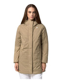 K-Way - Giacca Sophie Twill Soft Beaver - K8144Cw-Ddb - Beige Cashmere - Grey