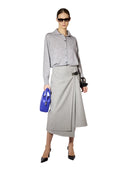 Liviana Conti - Cardigan Dasia - F6Wa25-X47-0 - Grigio Chiaro Melange