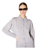 Liviana Conti - Cardigan Dasia - F6Wa25-X47-0 - Grigio Chiaro Melange