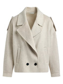 Liviana Conti - Cappotto Mathis - F6Ww54-W45-2 - Mocaccino Melange
