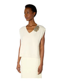 Liviana Conti - Gilet Abilene - L6Wc12-A08-1 - Pomice