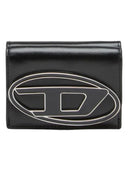 Diesel - Portafoglio in pelle pieghevole in tre parti - X09887Pr818-T8013-001 - BLACK
