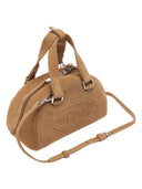 Diesel - 1DR Dome-Borsa bowling piccola in pelle scamosciat - X10720P9026-T2169-200 - Brown