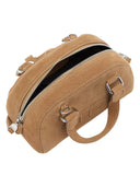 Diesel - 1DR Dome-Borsa bowling piccola in pelle scamosciat - X10720P9026-T2169-200 - Brown
