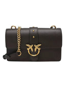 Pinko - Borsa a tracolla piccola Love Bag One in pelle - 107622A0F1-M12Q - Marrone Marasca-Antique Gold