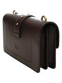 Pinko - Borsa a tracolla piccola Love Bag One in pelle - 107622A0F1-M12Q - Marrone Marasca-Antique Gold